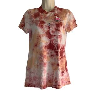 RIPNDIP Psychedelic Nermal Pocket Tie Dye Graphic Tee T-Shirt Size S Unisex